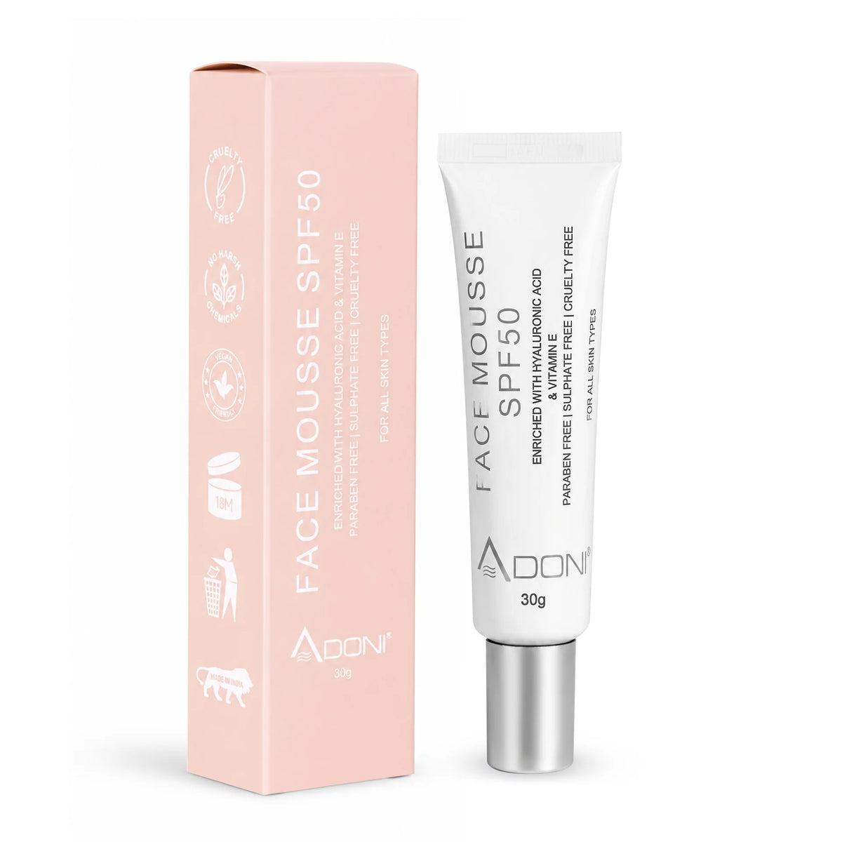 Face Mousse SPF 50